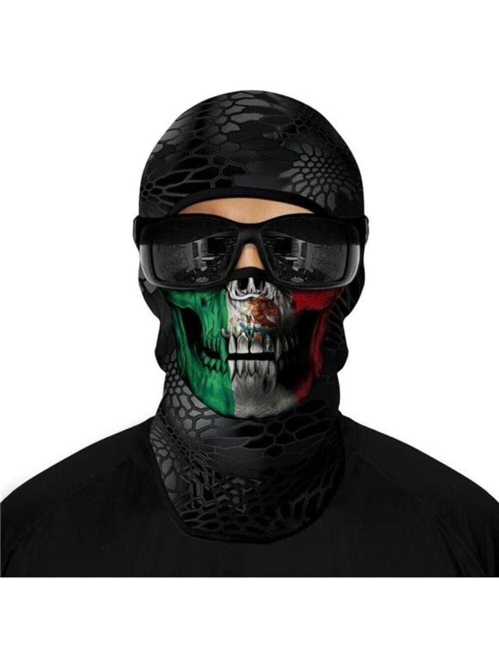 3D Skull Balaclava Full Face Mask Ski Motorcycle Tactical Hood Halloween